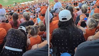Toddler chugged mom's beer at college football game