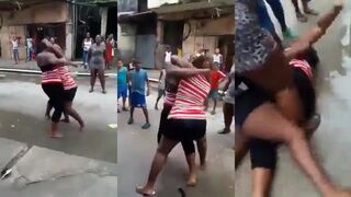 Scuffle in the streets shuts down traffic