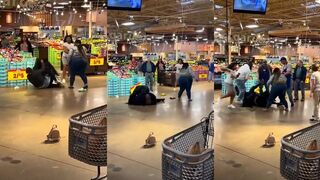 Grocery store brawl breaks out in produce section