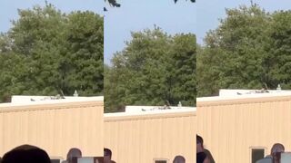 Video shows Trump shooter's body on a roof near rally