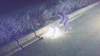 FAFO: suspect set himself ablaze by accident