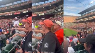 Get the f-ck outta here - baseball fans fed up with protesters