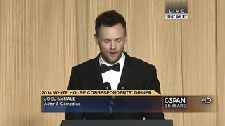 Joel McHale was mocking Biden back in 2014