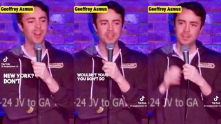 Comedian Geoffrey Asmus TORCHES NY Liberals