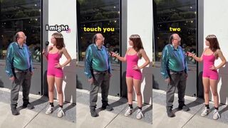 Woman in tight outfit did NOT expect that response