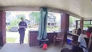 Cop responds to 911 call, eliminates suspect who raised gun