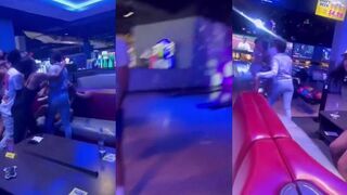 Bowling alley party descends into chaos