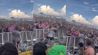 FAFO: White Sox fan gets dropped TWICE, crowd loves it