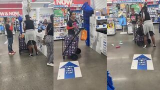NOT TODAY!!! Five Below worker stops thief in action