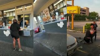 'Fried Chicken Karen' fights a food worker