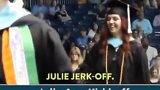 Graduate will never get this moment back