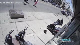 Customer bashes staffer with helmet over $30 scooter repair bill