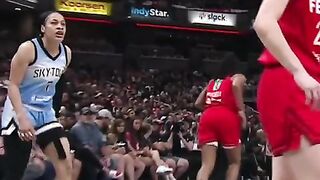Cheap shot foul against Caitlin Clark reviewed, upgraded