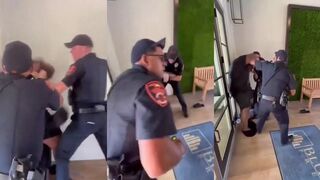Video shows cops vs teenager who wouldn't leave apartment pool, allegedly