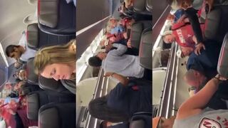 You Got It Cuz? - guy gets manhandled on a plane
