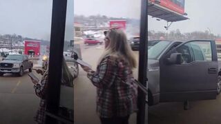 'MOVE OVER THERE' car on fire sparks a second incident