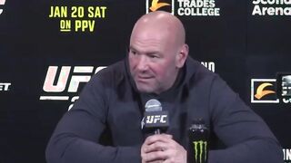 Dana White doubles down on reporters asking dumb questions, defends free speech in the process
