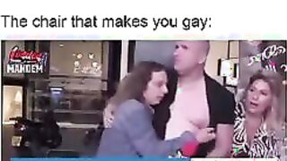 Watch out for the chair that makes you gay