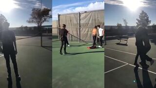 'Emo Johnny' beats the crap out of two guys, standing up for girlfriend