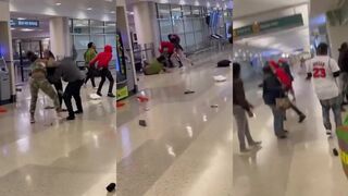 Another airport brawl breaks out. Is anyone tired of this yet