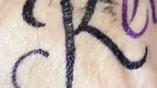 Woman reveals 'Kevin' tattoo on her forehead