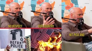 Dana White trashes Trump-haters who say they're leaving America, but never do