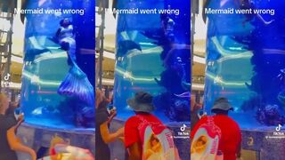 Looks like this mermaid never learned to swim