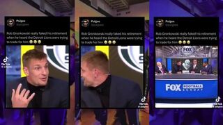 Rob Gronkowski jokes about allegedly faking his retirement so he doesn't get traded