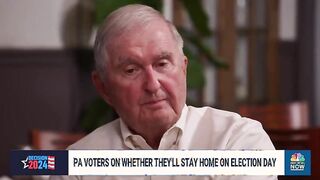 PA swing voter says they'd vote for a 'DEAD' Joe Biden instead of Trump