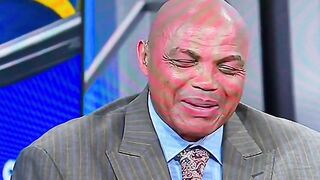 Charles Barkley and Shaq LOL hysterically after Anthony Davis leaves Lakers game in wheelchair for a head injury