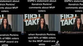 ESPN apologizes for Kendrick Perkins suggesting Jokic won MVP because more judges were white