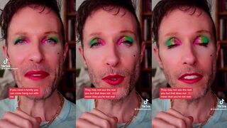 If you need a family, you can come hang out with me: says the man in makeup