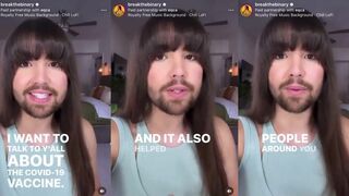 Hey Y'all, this guy with painted nails and lady hair has something to say