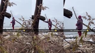 Woman tried feeding decoy ducks, was not very happy right after
