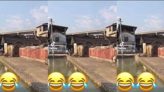 Ever see an ostrich trip in real life