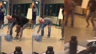 Guy damn near blows up his whole damn classroom