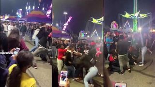 Night at the amusement park didn't go as planned