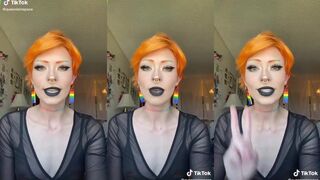 Woman with hair like Fanta has message for you