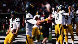 West Virginia players do 'Trump Dance' TD celebration