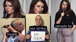 "How's the strike going, ladies?" Comedian torches women going on sex strikes