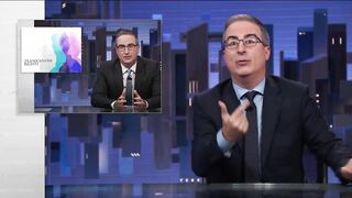 John Oliver was defending males competing against females
