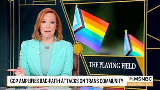 Jen Psaki supports bio-males competing against women