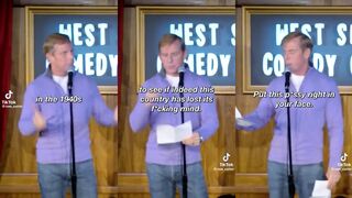 Comedian roasts woke culture