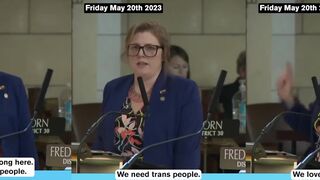 Democrat Machaela Cavanaugh acting like a maniac