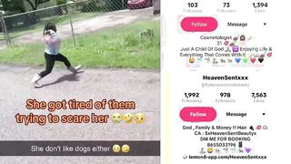 Mother posted video of herself laughing while daughter threw rocks at a dog